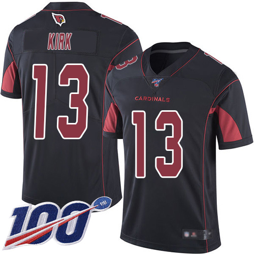 Arizona Cardinals Limited Black Men Christian Kirk Jersey NFL Football #13 100th Season Rush Vapor Untouchable->arizona cardinals->NFL Jersey